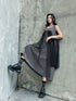 Layered Mesh Flare Dress
